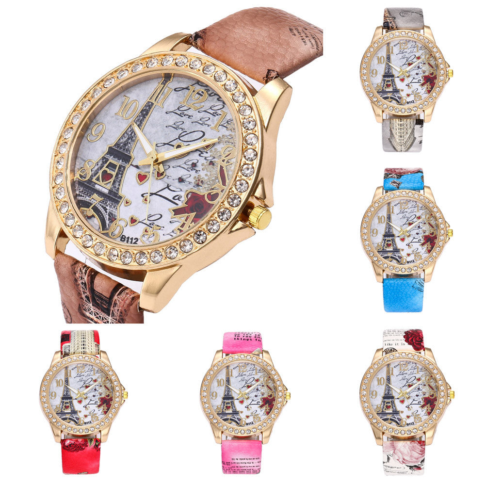 Eiffel Tower Rhinestone Women display picture 1